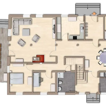 Ferienhaus Rotkehlchen, Rankwitz, Kır Evi